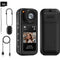 2.7K HD Mini Action Camera with 180° Rotating Lens, Portable and Compact for Outdoor Sports