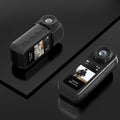 2.7K HD Mini Action Camera with 180° Rotating Lens, Portable and Compact for Outdoor Sports