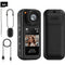 2.7K HD Mini Action Camera with 180° Rotating Lens, Portable Design, 64GB TF Card Included