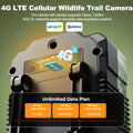 32MP Solar Trail Camera with 2.5K Video and 940NM No Glow Night Vision