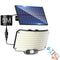 238LED Solar Powered Motion Sensor Outdoor Security Flood Light - Black