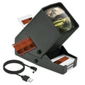 Photography Slide Viewer with 3X Magnification, Black, Desktop Design