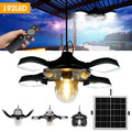 Solar Pendant Light 192LED Waterproof Motion Sensor Indoor Outdoor Black