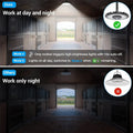 3000LM Black Solar Sensor LED Lights with Dual Head for Outdoor Use