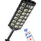 80000LM 5000W Black Solar Street LED Light with Radar Sensor and Remote Control for Outdoor Use - 5000W/1152LED