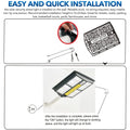 80000LM 5000W Black Solar Street LED Light with Radar Sensor and Remote Control for Outdoor Use - 5000W/1152LED