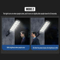 80000LM 5000W Black Solar Street LED Light with Radar Sensor and Remote Control for Outdoor Use - 5000W/1152LED