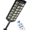 5000W Solar Street LED Light with Radar Sensor and Remote Control, Black