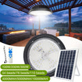 Solar Power Outdoor UFO LED High Bay Light in Black - 200W