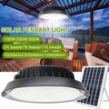 Solar Power Outdoor UFO LED High Bay Light 100W Black for Shed Garage Shop