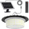 3000LM Black Solar Shed Light with 244 LEDs, Remote Control, 5 Modes, IP65 Waterproof