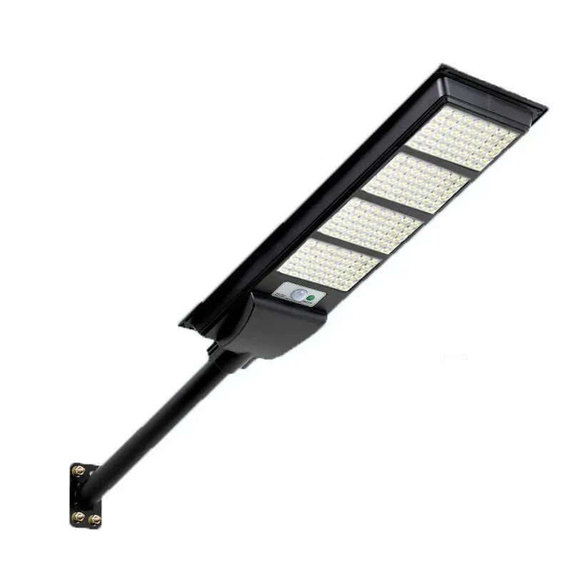 Solar LED Street Light with Radar Sensor, Black, 640W, Outdoor Flood Lamp