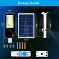 Solar LED Street Light Black Waterproof Outdoor Flood Lamp with Remote Control