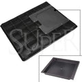 Portable Indoor Dog Potty Training Grass Mat in Black, 1060x410x70mm