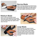 Brown Manual Knife Sharpener with Diamond Discs and Magnetic Angle Base