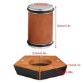 Brown Manual Knife Sharpener with Diamond Discs and Magnetic Angle Base