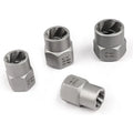 15-Piece Black Impact Damaged Bolt Nut Screw Remover Tool Kit