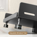 3-Tier Black Stainless Steel Spice Rack Kitchen Condiment Storage Shelf 40x16x54cm