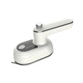 Portable Mini Handheld Garment Steamer in Creamy White for Home & Travel