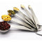 Stainless Steel Measuring Spoons Set, 6 Pieces, Silver for Accurate Cooking and Baking