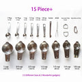 Stainless Steel Measuring Spoons Set, 6 Pieces, Silver for Accurate Cooking and Baking
