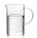 Large 1000ml Clear Borosilicate Glass Measuring Cup with Direct Fire Heat Resistance