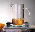 Large 1000ml Clear Borosilicate Glass Measuring Cup with Direct Fire Heat Resistance