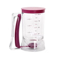900mL Black Batter Dispenser for Waffles, Pancakes, and Cupcakes