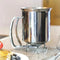 Silver Stainless Steel Pancake Batter Dispenser for Baking Cupcakes, Waffles, and Cakes - 15.5x10cm