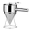 Stainless Steel Funnel Dispenser for Donuts, Cupcakes, and Pancakes - 21cm Height, Silver
