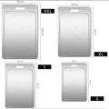Double-Sided Titanium Cutting Board in Silver, 36x25CM, Heat Resistant for Kitchen and Camping