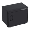 23L Black Hot Towel Warmer UV Sterilizer Disinfection Cabinet for Salon and Spa