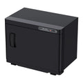 23L Black Hot Towel Warmer UV Sterilizer Disinfection Cabinet for Salon and Spa