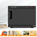 White 16L Black Hot Towel Warmer UV Sterilizer Cabinet for Salon and Home Use