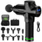 Deep Tissue Massage Gun Black with 10 Interchangeable Heads and 30 Adjustable Speeds