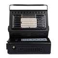 Portable Butane Gas Heater in Black for Camping, Hiking, and Outdoor Use - Red