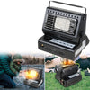 Portable Butane Gas Heater in Black for Camping, Hiking, and Outdoor Use
