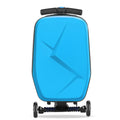 Kids 2-in-1 Foldable Scooter Suitcase Luggage with Wheels, Blue, 37L