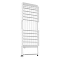 White 220W Electric Heated Towel Rack in Silver with 20 Bars for Fast Drying