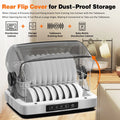 32L Black Countertop Steriliser Cabinet with Hot Air Drying Technology