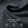 Grey 3m x 4m Cantilever Outdoor Umbrella with 360-Degree Rotation