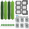 Replacement Filter Brush Parts Set for iRobot Roomba E Series & I Series Vacuum Cleaners, 36-Piece, Black