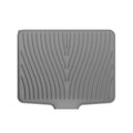 Silicone Sink Drying Mat Grey 40x33cm Heat Resistant Non-Slip Dish Drainer