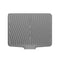 Silicone Sink Drying Mat Grey 40x33cm Heat Resistant Non-Slip Dish Drainer