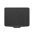 Silicone Sink Drying Mat Grey 40x33cm Heat Resistant Non-Slip Dish Drainer