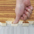 Brown Interlocking Heavy Duty EVA Foam Gym Flooring Mats - 60x60cm - 24 Tiles