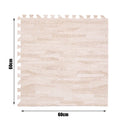 Brown Interlocking Heavy Duty EVA Foam Gym Flooring Mats - 60x60cm - 24 Tiles