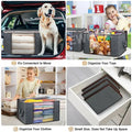 Large Grey Quilt Storage Bags - 6 Pack, 60x40x35cm, Breathable Non-Woven Fabric