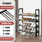 4-Layer Multi-Function Shoe Rack Space Saver