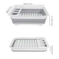 Foldable Kitchen Dish Rack Storage Tray